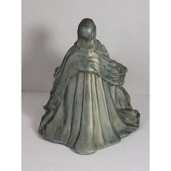 VTG Lasting Devotion: Retro Brody Figurine of Jesus in Contemplation Prayer - Picture 4 of 11